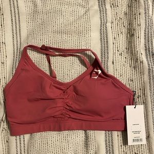 Ruched training sports bra
